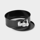 Форма для выпечки Доляна «Элин. Круг», d=18 см, разъёмная, антипригарное покрытие, чёрная - Фото 3