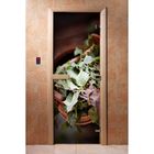 Дверь с фотопечатью, стекло 8 мм, размер коробки 190 × 70 см, правая, цвет А008 - фото 299680598