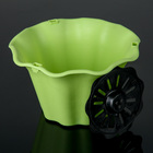 Кашпо подвесное с поддоном 1,2 л, цвет МИКС - Фото 2