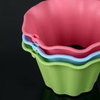 Кашпо подвесное с поддоном 1,2 л, цвет МИКС - Фото 4