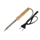 Паяльник ТУНДРА, деревянная рукоятка, 60 Вт, 220 В - Фото 5