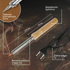 Паяльник ТУНДРА, деревянная рукоятка, 60 Вт, 220 В - Фото 2