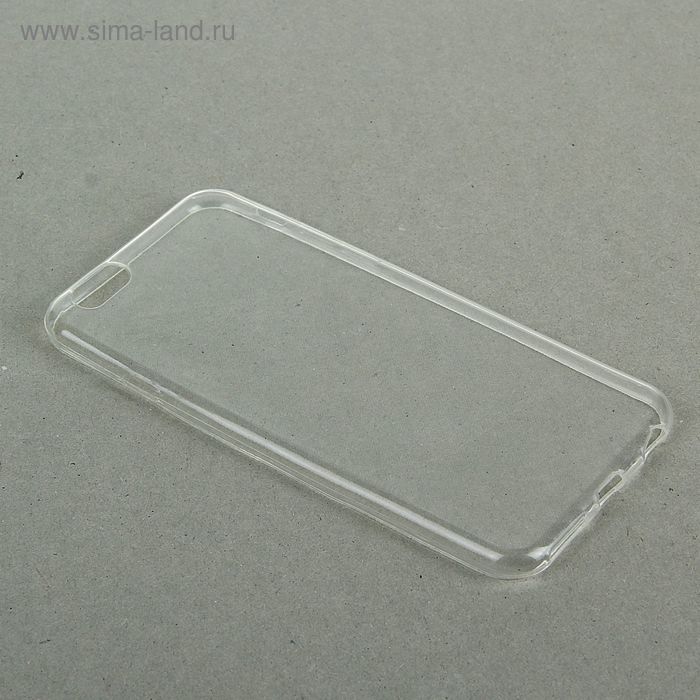 Чехол на iPhone 6/6S, силиконовый, тонкий, прозрачный - Фото 1