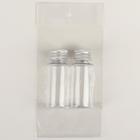 Набор для хранения, 2 предмета, 15 мл, цвет серебряный/прозрачный - Фото 3