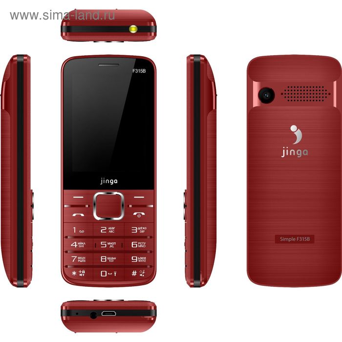 Сотовый телефон Jinga Simple F315B Красный - Фото 1