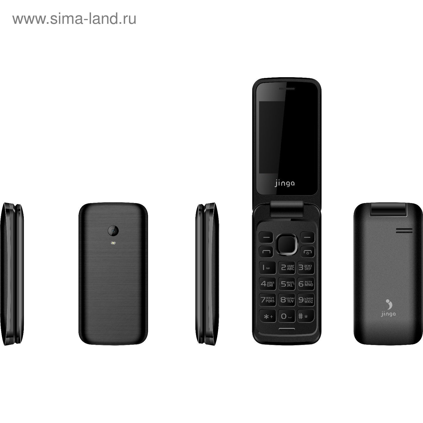 Сотовый телефон Jinga Simple F510 Черный (2130405) - Купить по цене от  773.70 руб. | Интернет магазин SIMA-LAND.RU