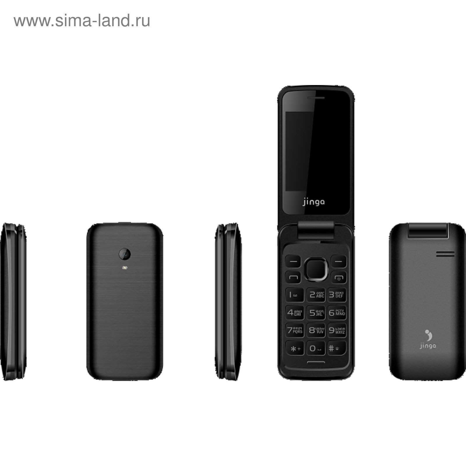 Сотовый телефон Jinga Simple F510 Черный (2130405) - Купить по цене от  773.70 руб. | Интернет магазин SIMA-LAND.RU