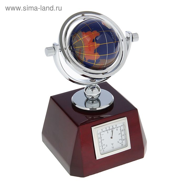 Набор настольный 3в1 (глобус, гигрометр,термометр) 10*17см - Фото 1