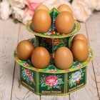 Подставка Пасхальная на 12 яиц «Жостово», 20 х 20 см - Фото 1