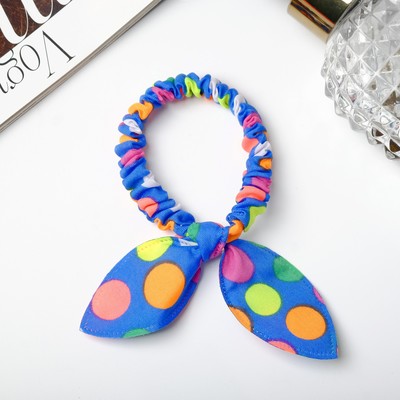 Резинка для волос «Веселые ушки», кружева горох, МИКС