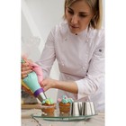 Набор кондитерский 12 предметов: 8 насадок d=3.7 см, адаптер d=4 см, 3 мешка 22×32 см, насадки МИКС - Фото 16