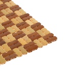 Накидка-массажер на сиденье из бамбука 37×36 см, светлый цвет - Фото 4