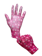 Перчатки нейлоновые, с ПВХ обливом, размер 8, МИКС, «Цветы», Greengo - Фото 8