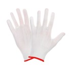 Перчатки нейлоновые, без покрытия, белые, Greengo - Фото 2