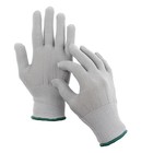 Перчатки нейлоновые, без покрытия, размер 8, серые, Greengo - Фото 1