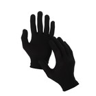 Перчатки нейлоновые, без покрытия, размер 8, чёрные, Greengo - Фото 1