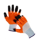 Перчатки нейлоновые, с тройным нитриловым обливом, размер 9, цвет МИКС, Greengo - Фото 6