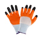 Перчатки нейлоновые, с тройным нитриловым обливом, размер 9, цвет МИКС, Greengo - Фото 7