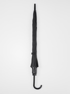 Зонт - трость полуавтоматический «Однотонный», 8 спиц, R=46/55 см, d=92 см, чёрный - Фото 5