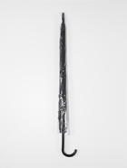 Зонт - трость полуавтоматический «Однотонный», 8 спиц, R=46/55 см, d=92 см, чёрный - Фото 6