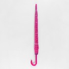 Зонт - трость полуавтоматический «Однотонный», 3D, 8 спиц, R = 55 см, цвет розовый - Фото 5