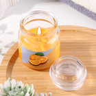 Свеча в банке ароматическая "Сочный апельсин" 6х8,5см - Фото 2