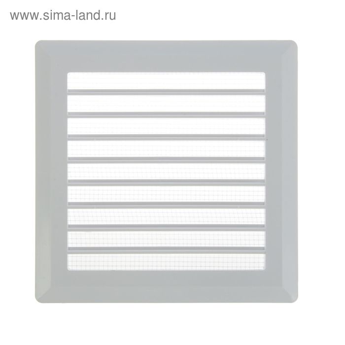 Решетка вентиляционная TDM SQ1807-0019, 175х175 мм, разъемная, с москитной сеткой - Фото 1
