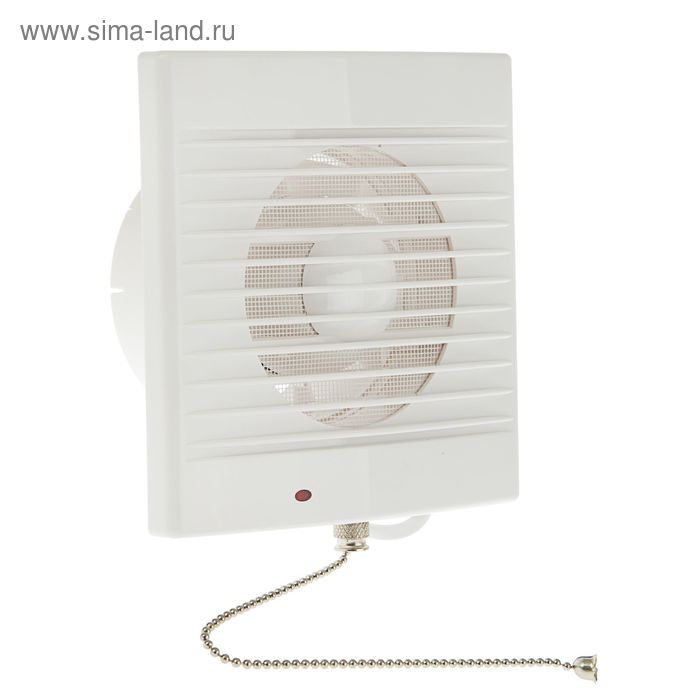 Вентилятор вытяжной TDM 100 СВп, 230 В, настенный, d=100 мм, с выкл. и проводом 1,3 м - Фото 1