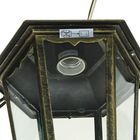 Светильник TDM 6100-15 садово-парковый шестигранник, 100Вт, подвес, бронза, SQ0330-0020 - Фото 3