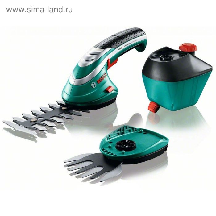 Аккумуляторные ножницы Bosch isio 3 (060083310G), для травы и насадка-распылитель - Фото 1