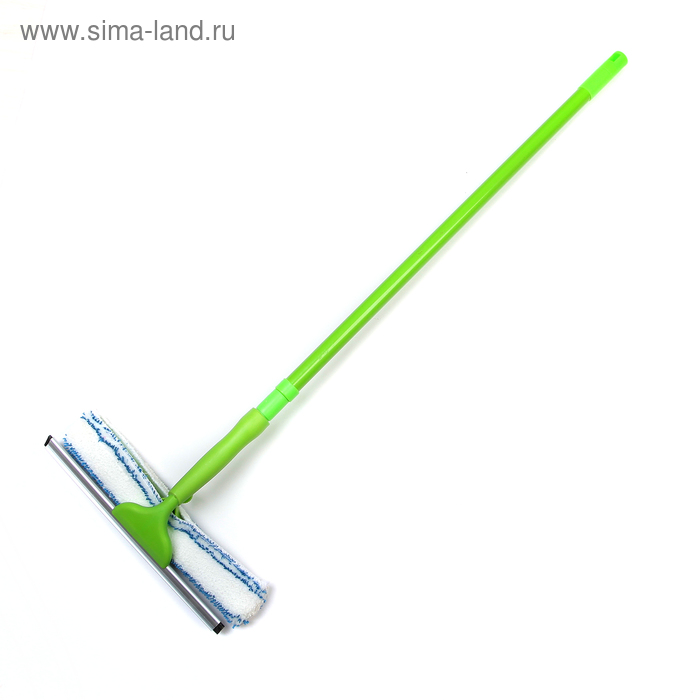 Окномойка с телескопической металлической ручкой Доляна, 35×90(132) см - Фото 1