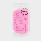 Молд для заливки Доляна «Совы», 5 ячеек, силикон, 10×7×1.1 см, розовый - Фото 6