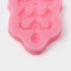 Молд для заливки Доляна «Лепнина», силикон, 13×5.5 см, розовый - Фото 3