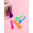 Набор мерных ложек Доляна «Креатив», 5 шт.: 1 мл, 2.5 мл, 5 мл, 7.5 мл, 15 мл, цвет МИКС - Фото 3