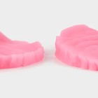 Молд Доляна «Листва», силикон, 8,2×6,3 см, цвет розовый - Фото 4