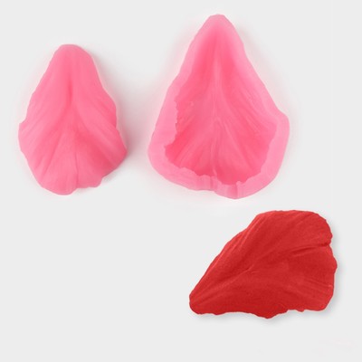 Молд для заливки «Листопад», силикон, 7.2×5.4 см, розовый