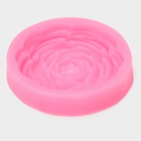 Молд для заливки «Прекрасная роза», силикон, 5.7×1.2 см, МИКС