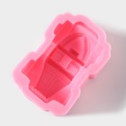 Молд Доляна «Машинка», силикон, 9,9×6,6×3,9 см, цвет розовый - Фото 3