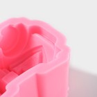 Молд Доляна «Машинка», силикон, 9,9×6,6×3,9 см, цвет розовый - фото 4568038