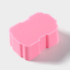 Молд Доляна «Машинка», силикон, 9,9×6,6×3,9 см, цвет розовый - фото 4568039