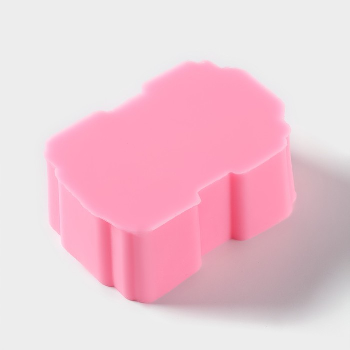 Молд Доляна «Машинка», силикон, 9,9×6,6×3,9 см, цвет розовый - фото 1880313227