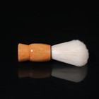 Помазок для бритья, деревянный, цвет светло - бежевый - Фото 3