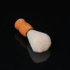 Помазок для бритья, деревянный, цвет светло - бежевый - Фото 5