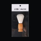 Помазок для бритья, деревянный, светло-бежевый - Фото 6