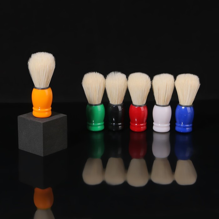 Помазок для бритья, пластиковый, МИКС - Фото 1