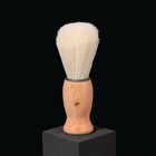 Помазок для бритья, деревянный, коричневый - Фото 3