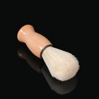 Помазок для бритья, деревянный, коричневый - Фото 6