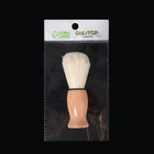 Помазок для бритья, деревянный, коричневый - Фото 7