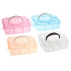 Органайзер для хранения, пластик, 6 ячеек, 15×15×5 см, цвет МИКС - Фото 3