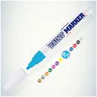 Маркер-краска MunHwa, лаковый, нитро-основа, голубой, узел 4 мм - Фото 11